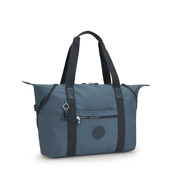 Kipling Art Medium Iconic Toteväska Marinblå Grå | SE 1448YX